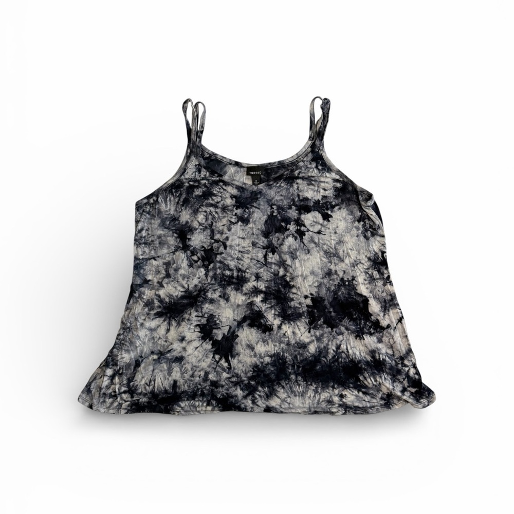 Torrid Blue Tie-Dye Tank Top